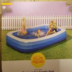 BRAND NEW! 10-ft Inflatable Rectangular Pool